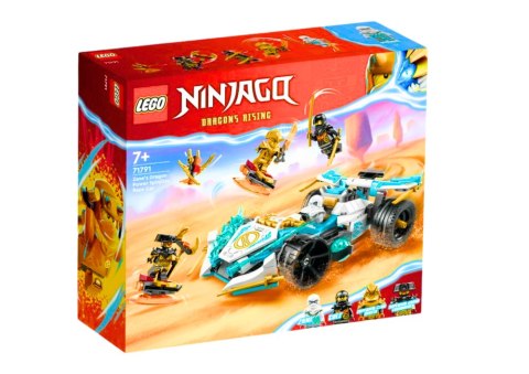 Klocki LEGO NINJAGO Samochód Wyścigowy ZANE'A Dragon Power SPINJITZU 307 Elementów 71791 LEGO Klocki LEGO NINJAGO Samochód Wyścigowy ZANE'A Dragon Power SPINJITZU 307 Elementów 71791 LEGO