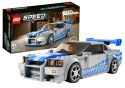 Klocki LEGO SPEED CHAMPIONS Fast & Furious Nissan Skyline GT-R (R34) 319 Elementów 76917 LEGO
