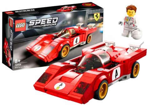 Klocki LEGO Speed Champions 1970 Ferrari 512 M 291 Elementów 76906 LEGO Klocki LEGO Speed Champions 1970 Ferrari 512 M 291 Elementów 76906 LEGO