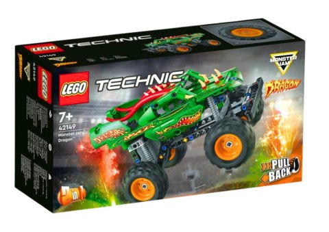 Klocki LEGO TECHNIC Monster Jam Dragon 42149 LEGO Klocki LEGO TECHNIC Monster Jam Dragon 42149 LEGO