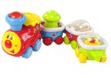 Kolorowy Edukacyjny Pociąg Dla Malucha Światło Dźwięk Lokomotywa LEAN Toys Kolorowy Edukacyjny Pociąg Dla Malucha Światło Dźwięk Lokomotywa LEAN Toys