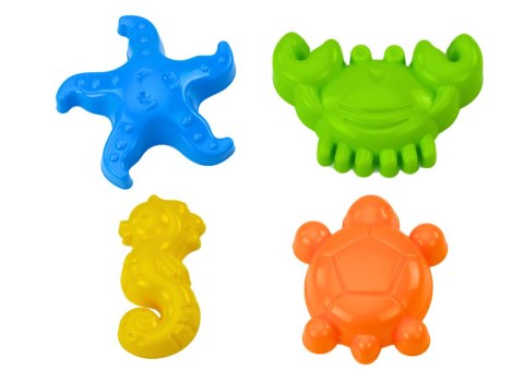 Zestaw Zabawek Do Piasku Łopatka Grabie Foremki 6 ele. HEMAR Zestaw Zabawek Do Piasku Łopatka Grabie Foremki 6 ele. HEMAR