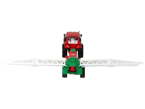 Ciągnik Rolniczy Z Opryskiwaczem Czerwony LEAN Toys Ciągnik Rolniczy Z Opryskiwaczem Czerwony LEAN Toys