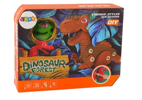 Dinozaur Do Rozkręcania Majsterkowanie Zielony LEAN Toys Dinozaur Do Rozkręcania Majsterkowanie Zielony LEAN Toys