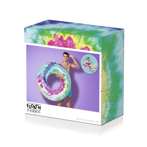 Dmuchane Koło Do Pływania Tie Dye 118 cm Bestway 43637 Bestway Dmuchane Koło Do Pływania Tie Dye 118 cm Bestway 43637 Bestway