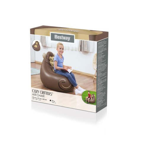 Dmuchany Fotel Małpka 72 x 72 x 64 cm Bestway 75116 Bestway Dmuchany Fotel Małpka 72 x 72 x 64 cm Bestway 75116 Bestway