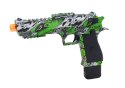 Elektryczny Pistolet Na Kulki Wodne Strzałki 2w1 Zielony LEAN Toys