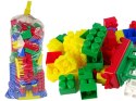 Kolorowe Klocki Konstrukcyjne K3 Bardzo Duże 200 Elementów HEMAR Kolorowe Klocki Konstrukcyjne K3 Bardzo Duże 200 Elementów HEMAR