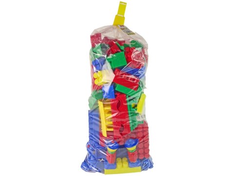 Kolorowe Klocki Konstrukcyjne K3 Bardzo Duże 200 Elementów HEMAR Kolorowe Klocki Konstrukcyjne K3 Bardzo Duże 200 Elementów HEMAR