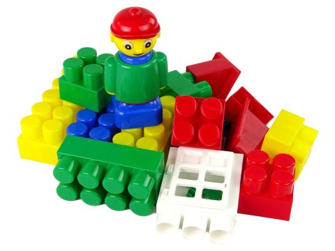 Kolorowe Klocki Konstrukcyjne K3 Małe 30 Elementów HEMAR Kolorowe Klocki Konstrukcyjne K3 Małe 30 Elementów HEMAR