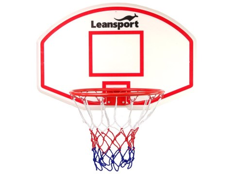 Kosz Do Koszykówki Do Powieszenia Tablica Kosz Ogród Biały 90 cm LEAN Sport Kosz Do Koszykówki Do Powieszenia Tablica Kosz Ogród Biały 90 cm LEAN Sport