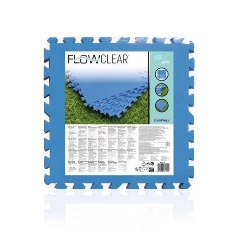 Mata Piankowa Pod Basen 50 x 50 cm Niebieska Bestway 58220 Bestway Mata Piankowa Pod Basen 50 x 50 cm Niebieska Bestway 58220 Bestway