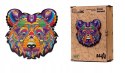 Puzzle Drewniane EKO 22 Brązowy Niedźwiedź A4 PuzA4-01727 Marka niezdefiniowana