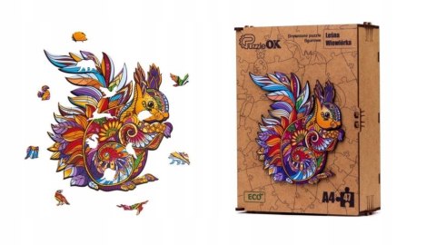Puzzle Drewniane EKO 47 Leśna Wiewiórka A4 PuzA4-00729 Marka niezdefiniowana Puzzle Drewniane EKO 47 Leśna Wiewiórka A4 PuzA4-00729 Marka niezdefiniowana
