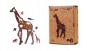 Puzzle Drewniane EKO 55 Cętkowana Żyrafa A4 PuzA4-00733 Marka niezdefiniowana