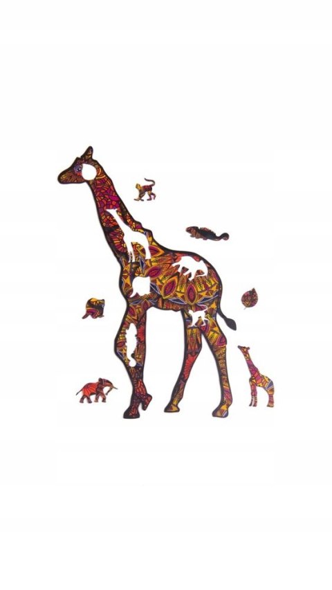 Puzzle Drewniane EKO 55 Cętkowana Żyrafa A4 PuzA4-00733 Marka niezdefiniowana Puzzle Drewniane EKO 55 Cętkowana Żyrafa A4 PuzA4-00733 Marka niezdefiniowana