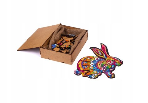 Puzzle Drewniane EKO 60 Puszysty Królik A4 PuzA4-01744 Marka niezdefiniowana Puzzle Drewniane EKO 60 Puszysty Królik A4 PuzA4-01744 Marka niezdefiniowana