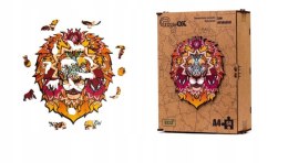 Puzzle Drewniane EKO 64 Lew Afrykański A4 PuzA4-00706 Marka niezdefiniowana