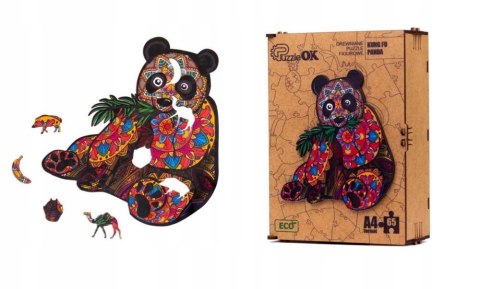 Puzzle Drewniane EKO 65 Kung Fu Panda A4 PuzA4-01209 Marka niezdefiniowana Puzzle Drewniane EKO 65 Kung Fu Panda A4 PuzA4-01209 Marka niezdefiniowana