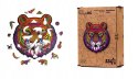 Puzzle Drewniane EKO 66 Majestatyczny Tygrys A4 PuzA4-01721 Marka niezdefiniowana