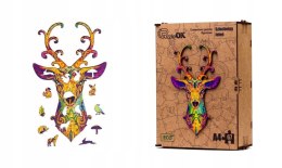 Puzzle Drewniane EKO 67 Szlachetny Jeleń A4 PuzA4-00731 Marka niezdefiniowana