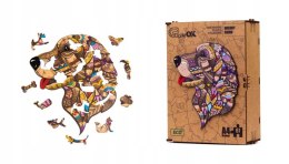 Puzzle Drewniane EKO 67 Wierny Sirko A4 PuzA4-01742 Marka niezdefiniowana