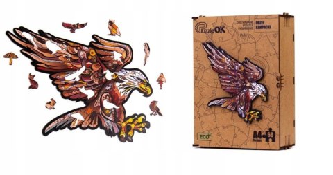 Puzzle Drewniane EKO 68 Orzeł Karpacki A4 PuzA4-01750 Marka niezdefiniowana Puzzle Drewniane EKO 68 Orzeł Karpacki A4 PuzA4-01750 Marka niezdefiniowana