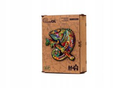 Puzzle Drewniane EKO 69 Kameleon A4 PuzA4-01746 Marka niezdefiniowana