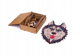 Puzzle Drewniane EKO 73 Śnieżny Husky A4 PuzA4-00714 Marka niezdefiniowana