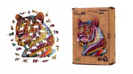 Puzzle Drewniane EKO 73 Tajemniczy Tygrys A4 PuzA4-00712 Marka niezdefiniowana
