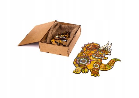 Puzzle Drewniane EKO 74 Triceratops A4 PuzA4-00705 Marka niezdefiniowana Puzzle Drewniane EKO 74 Triceratops A4 PuzA4-00705 Marka niezdefiniowana
