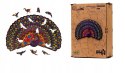 Puzzle Drewniane EKO 78 Luksusowy Paw A4 PuzA4-01735 Marka niezdefiniowana