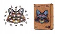 Puzzle Drewniane EKO 80 Wesoły Szop Pracz A4 PuzA4-00710 Marka niezdefiniowana