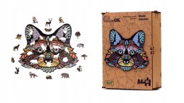 Puzzle Drewniane EKO 80 Wesoły Szop Pracz A4 PuzA4-00710 Marka niezdefiniowana