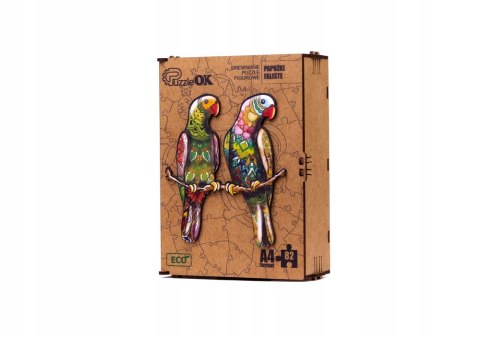 Puzzle Drewniane EKO 82 Papużki Faliste A4 PuzA4-01212 Marka niezdefiniowana Puzzle Drewniane EKO 82 Papużki Faliste A4 PuzA4-01212 Marka niezdefiniowana
