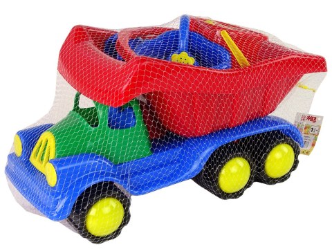 Samochód Duży Z Kompletem Mini "Dwa Wiaderka" 10 Elementów HEMAR Samochód Duży Z Kompletem Mini "Dwa Wiaderka" 10 Elementów HEMAR