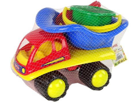 Samochód Wywrotka Z Kompletem Mini "Koniczynka" 8 Elementów HEMAR Samochód Wywrotka Z Kompletem Mini "Koniczynka" 8 Elementów HEMAR