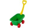 Wózek do ciągnięcia z kolorowymi klockami K3 Zielony HEMAR Wózek do ciągnięcia z kolorowymi klockami K3 Zielony HEMAR