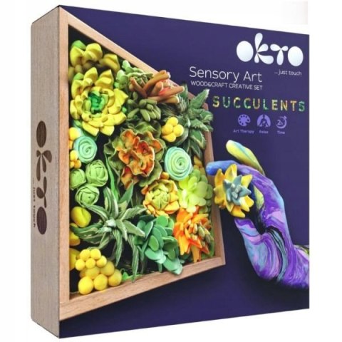 Zestaw kreatywny Wood&Craft DIY Sukulenty - Energia 21x21cm 10009 Marka niezdefiniowana Zestaw kreatywny Wood&Craft DIY Sukulenty - Energia 21x21cm 10009 Marka niezdefiniowana