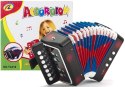 Akordeon Instrument Dla Małego Muzyka Czarny LEAN Toys Akordeon Instrument Dla Małego Muzyka Czarny LEAN Toys