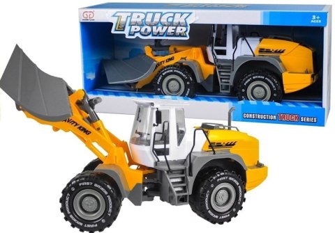 Duży Spychacz Plastikowy z Napędem LEAN Toys Duży Spychacz Plastikowy z Napędem LEAN Toys