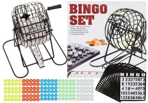 Familijna Gra Losowa Bingo Lotto Metalowe LEAN Toys Familijna Gra Losowa Bingo Lotto Metalowe LEAN Toys