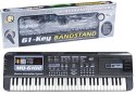 Keyboard MQ-6102 61 Klawiszy Mikrofon Do Nauki LEAN Toys