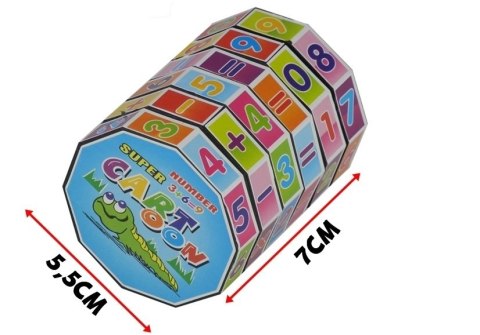 Kostka Edukacyjna Walec Matematyczny Układanka LEAN Toys