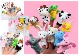 Pluszaki nakładane na palce ZESTAW 10 SZT PACYNKI LEAN TOYS