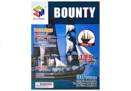 Puzzle 3D Kreatywne Duży Statek Bounty 125pcs LEAN Toys