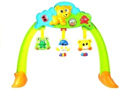 Stojaczek Edukacyjny z Grzechotkami Zwierzaki Żabka Żyrafa LEAN Toys