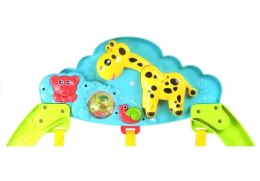 Stojaczek Edukacyjny z Grzechotkami Zwierzaki Żabka Żyrafa LEAN Toys