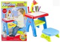 Stolik Biurko Projektor Rzutnikiem Pisaki 87 cm LEAN Toys