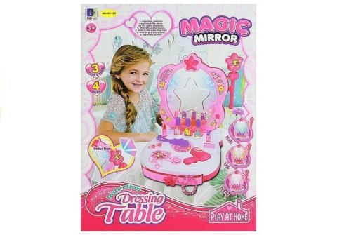 Toaletka z Akcesoriami Duże Magiczne Lustro LEAN Toys